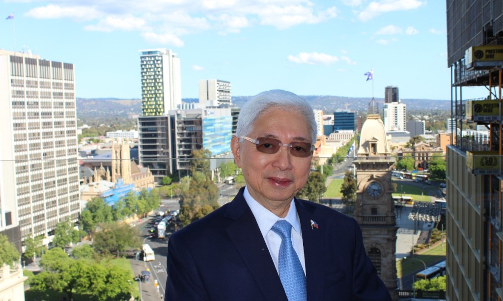 Philippines Secretary of Trade and Investment Alfredo Pascual in Adelaide. Photo: David Simmons/InDaily.