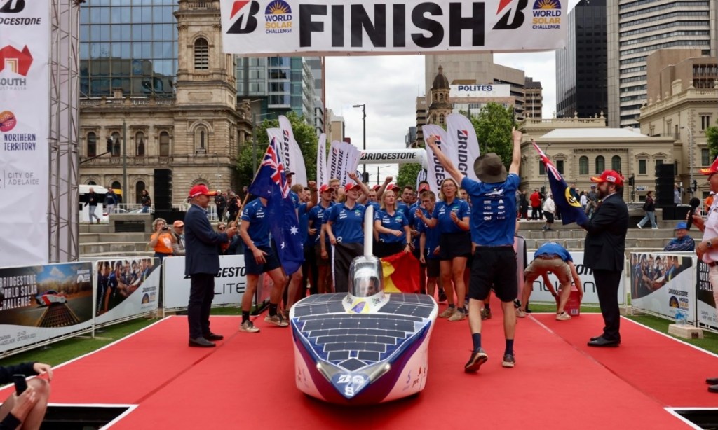 Thumbnail for Innoptus team wins back-to-back world solar challenges