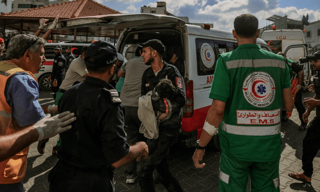 Thumbnail for Gaza hospitals suspend operations as Israel hunts Hamas