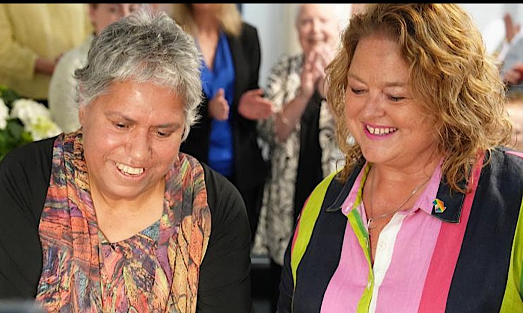 Human Services Minister Nat Cook at the recent launch of social housing in the city. Photo: supplied