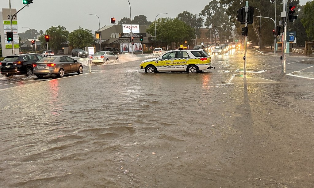 Thumbnail for Blackouts and flooded roads as storm hits state