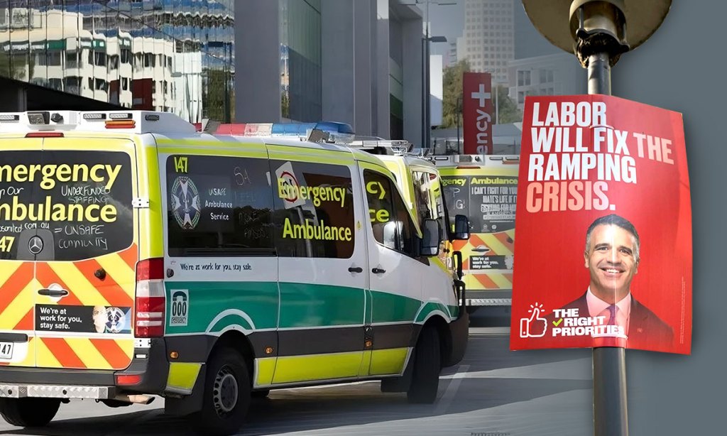 Labor made ramping the focus of its 2022 election campaign. Left photo: Tony Lewis/InDaily; graphic design: James Taylor/InDaily