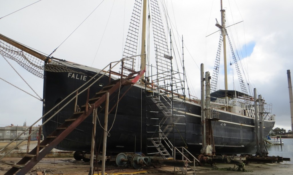 The Falie has been awaiting repairs since 2021. Photo supplied