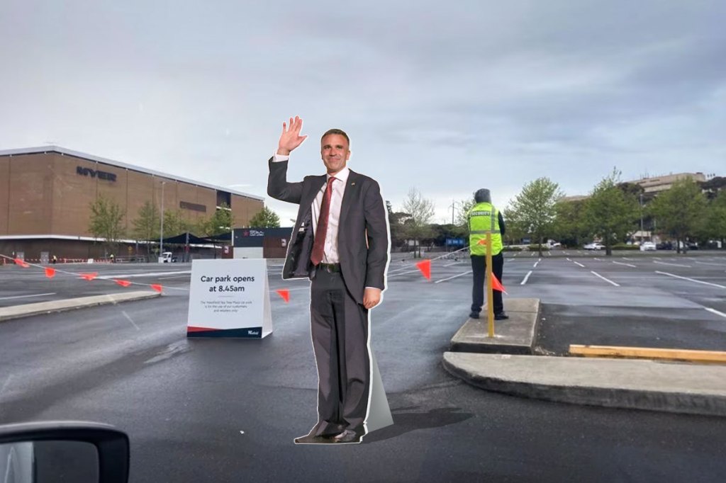 Digital image by James Taylor/InDaily. Car park image supplied