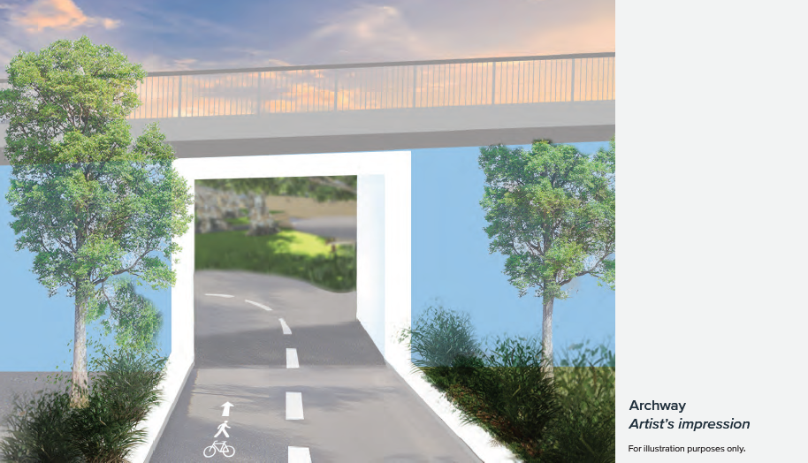 Thumbnail for On a dead-end bikeway overpass and more