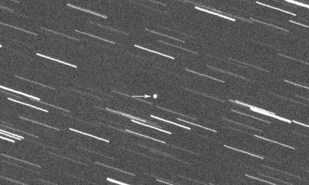 Asteroid 2002 OS7. Photo: AP/Virtual Telescope Project