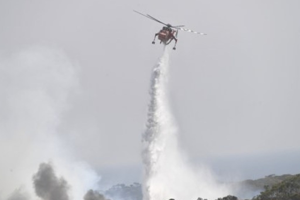 Thumbnail for Sewage dropped on homes near bushfire