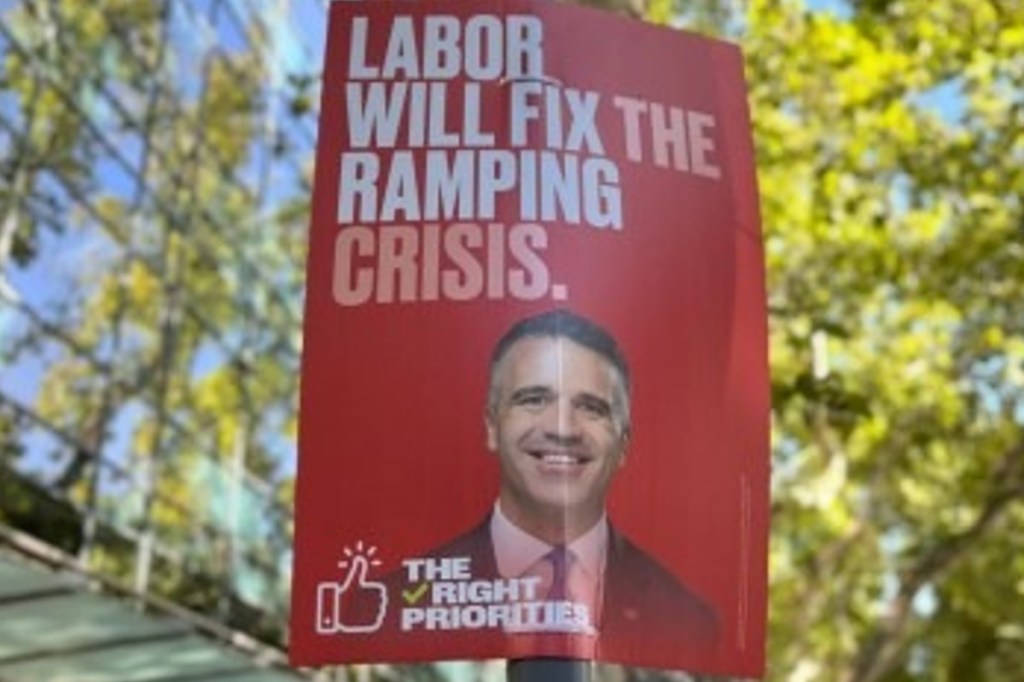 Election corflutes will be banned from poles and public infrastructure. Photo supplied