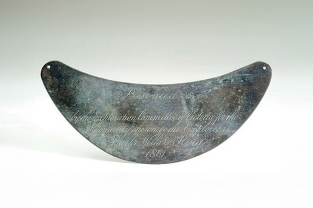 A breastplate awarded to Indigenous people at Cooper Creek after the tragic 1861 Burke and Wills expedition and valued at $320,000 has been found after going missing during an SA Museum stocktake.
