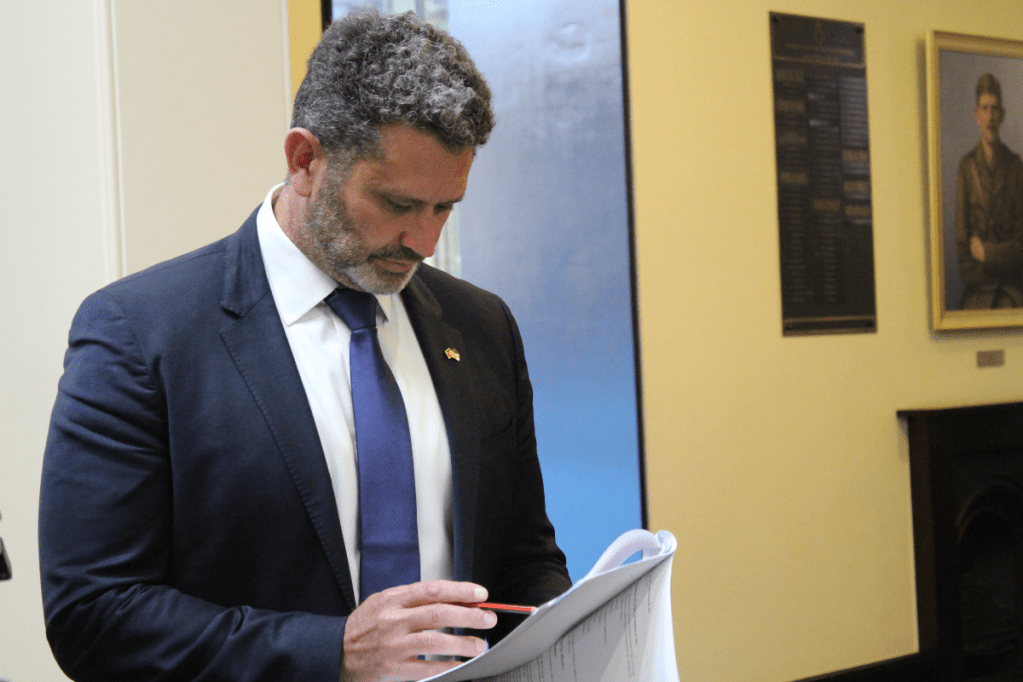 Attorney-General Kyam Maher dismissed concerns from the South Australian legal profession about his Bill. Photo: Isabella Kelly / InDaily 