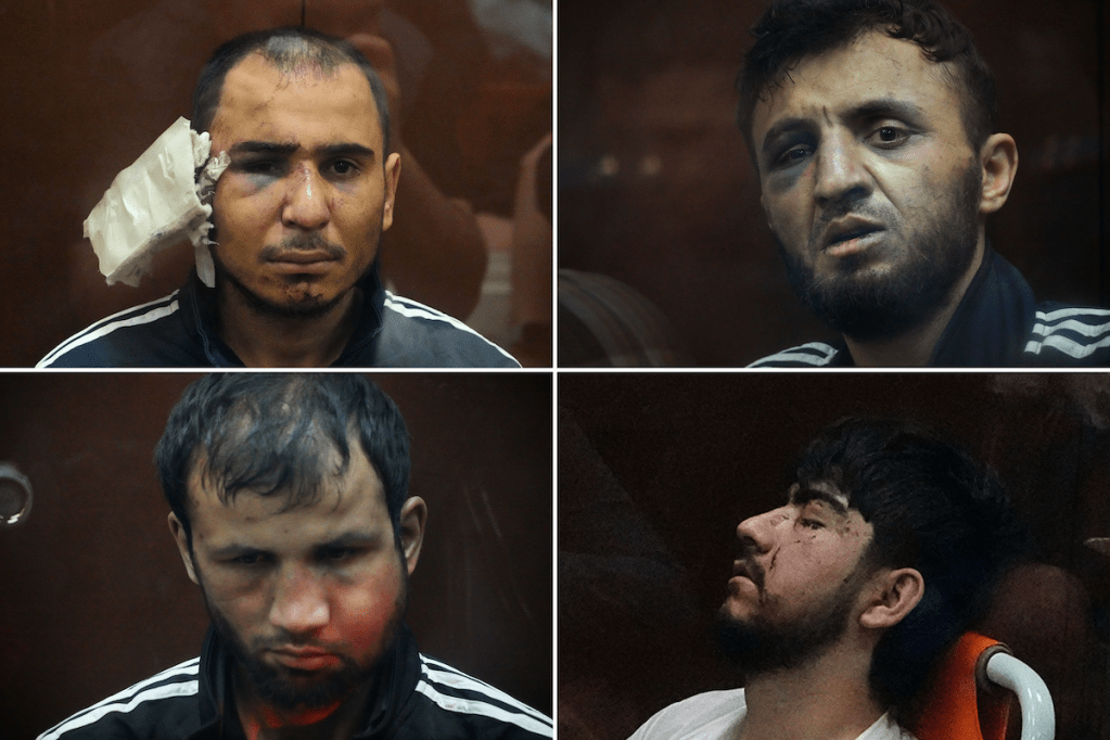 Thumbnail for Russia terror attack suspects admit guilt in court