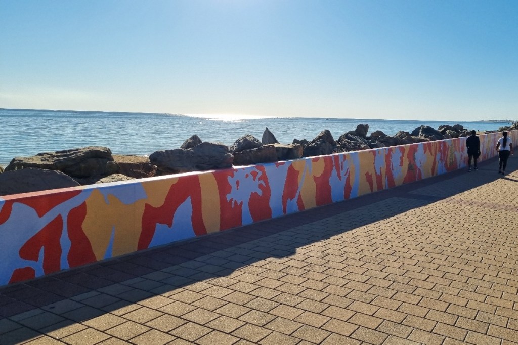 Thumbnail for Glenelg seafront mural to stay despite ‘too bright’ complaints