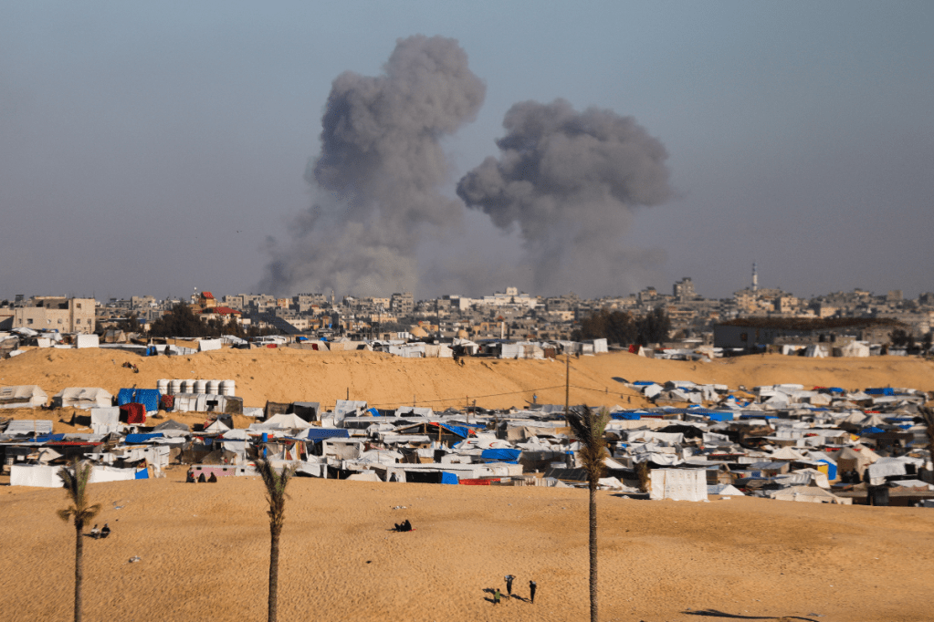 Thumbnail for Israel strikes Rafah as Hamas agrees to ceasefire