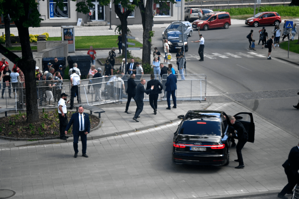 Thumbnail for Slovak PM survives being shot five times