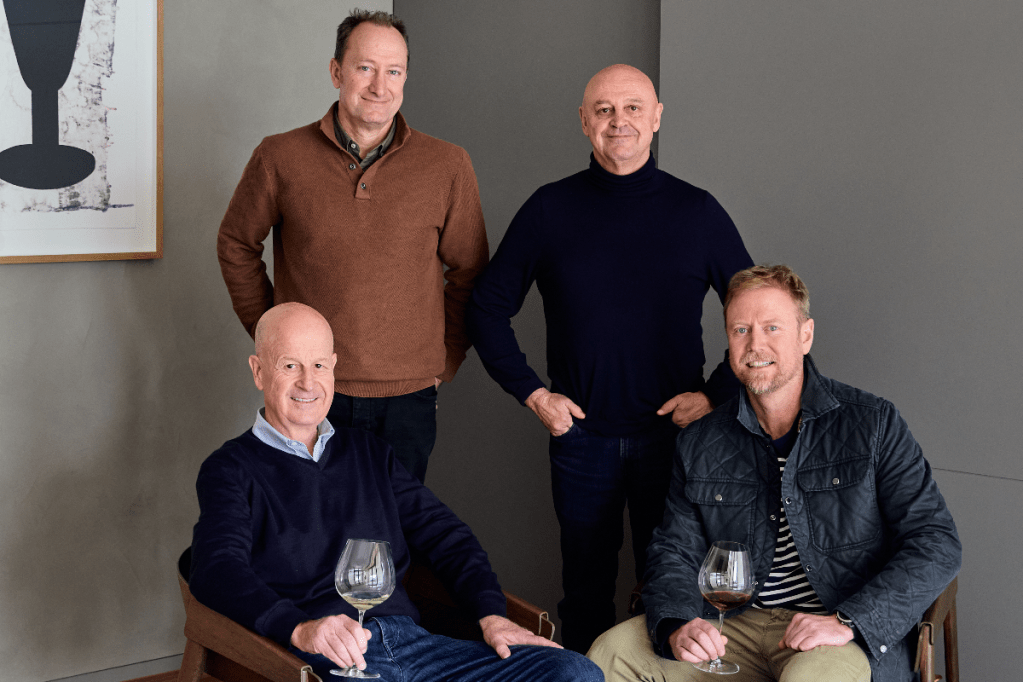 Shaw + Smith was established in 1989 by cousins Michael Hill-Smith and Martin Shaw, and have been joined by Master of Wine and joint CEO David LeMire and chief winemaker and joint CEO Adam Wadewitz. Photo: supplied