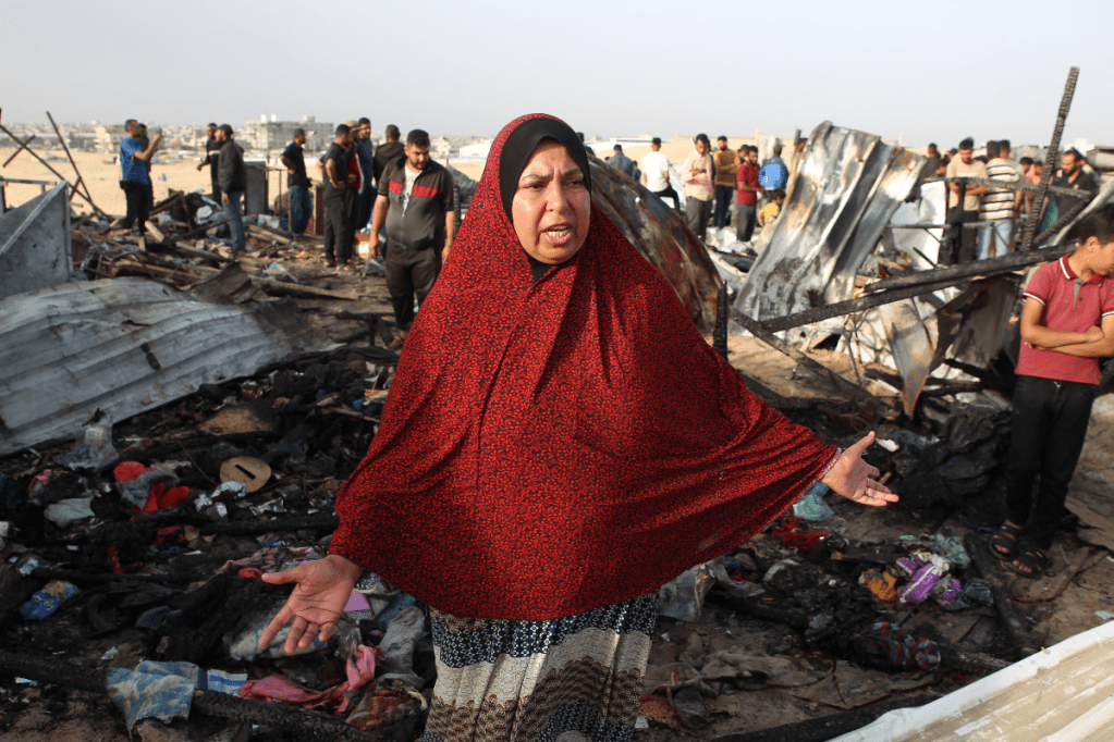 Thumbnail for Australia condemns Israeli airstrike on Rafah camp