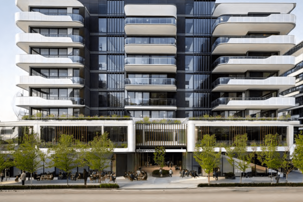 Unley Central is a proposed mixed-use development for the Unley Shopping Centre car park site. Image supplied.