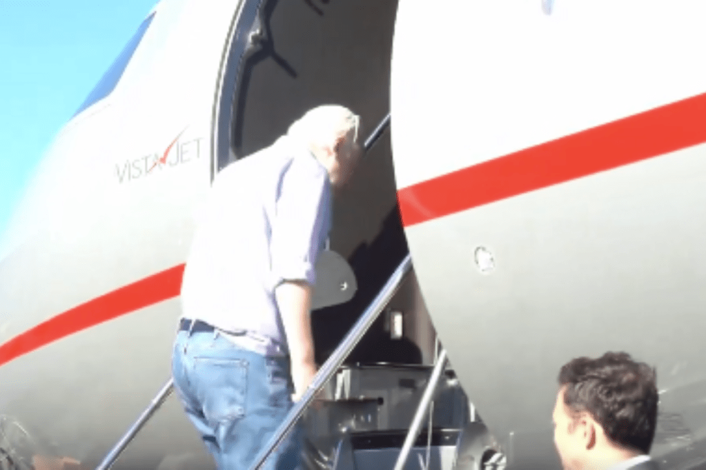 Thumbnail for Julian Assange freed from prison, leaves UK
