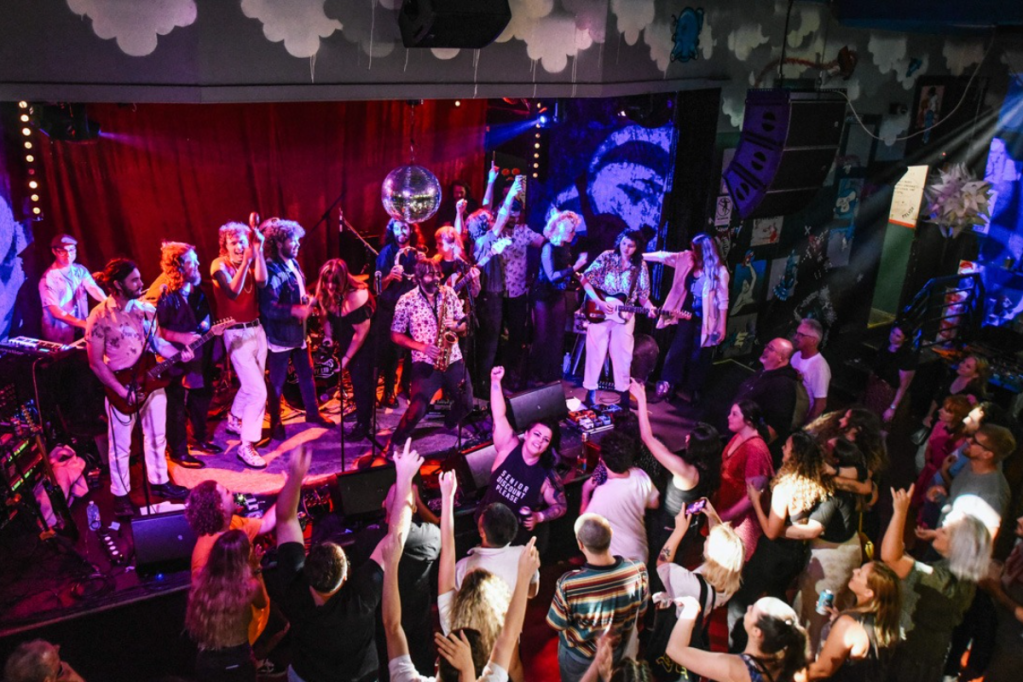Live music at Hindley Street venue, Jive. Photo: Jack Fenby