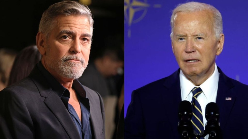 Thumbnail for Actor George Clooney says Joe Biden should drop out