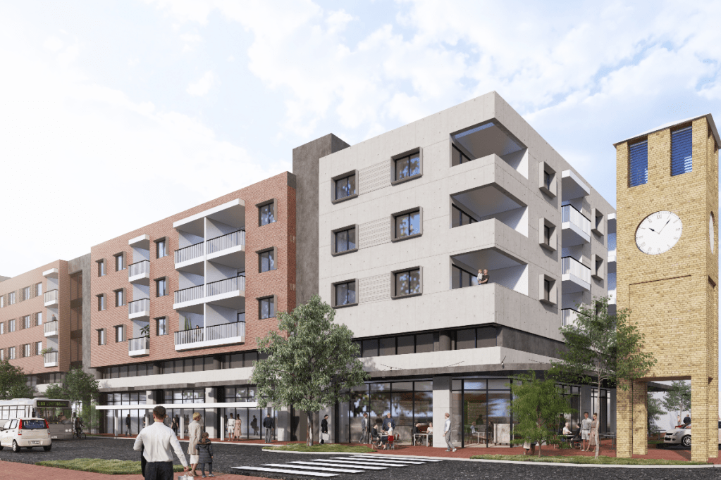 Stage one of $200 million project will involve constructing residential housing apartments. Render: City of Salisbury.