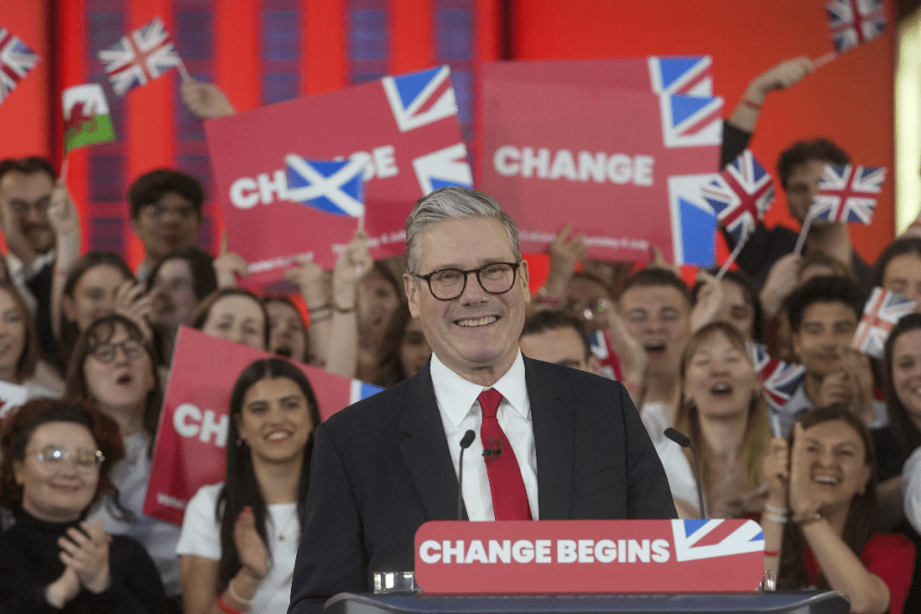 Thumbnail for Labour sweeps to power after Conservatives routed in UK election