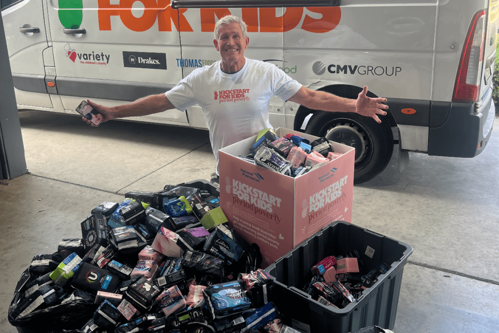 Star Discount Chemist recently donated $10,000 worth of sanitary products. Photo: supplied