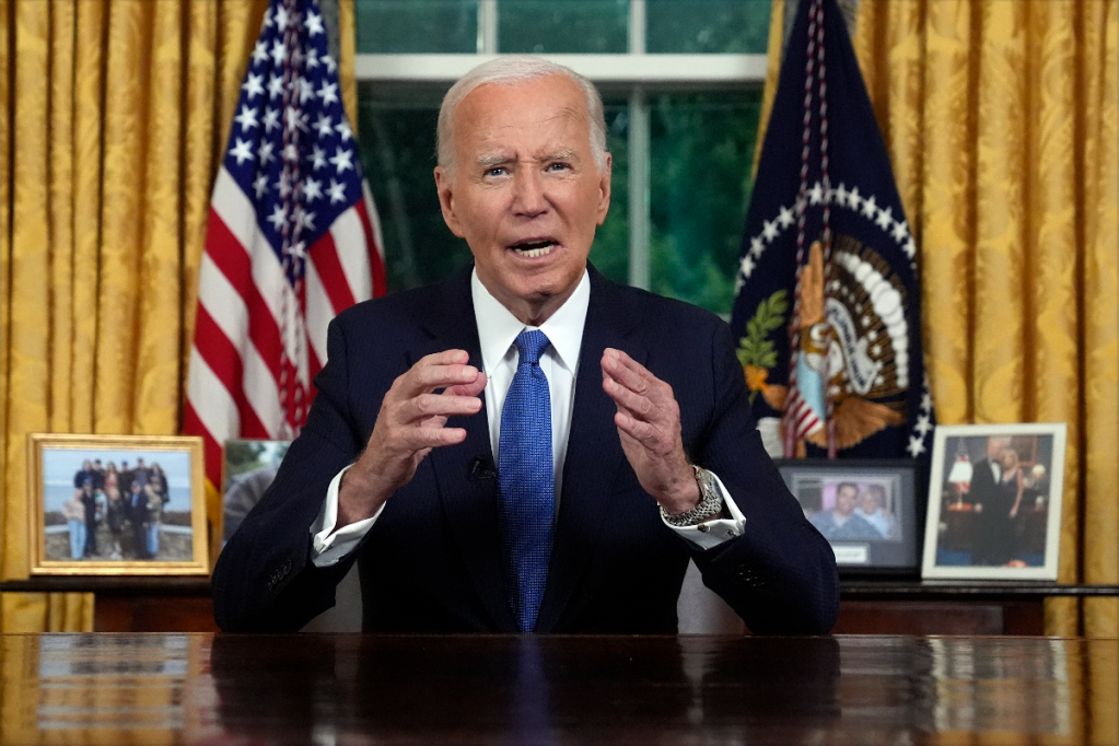 Thumbnail for Biden stood aside to unite US and help ‘save democracy’