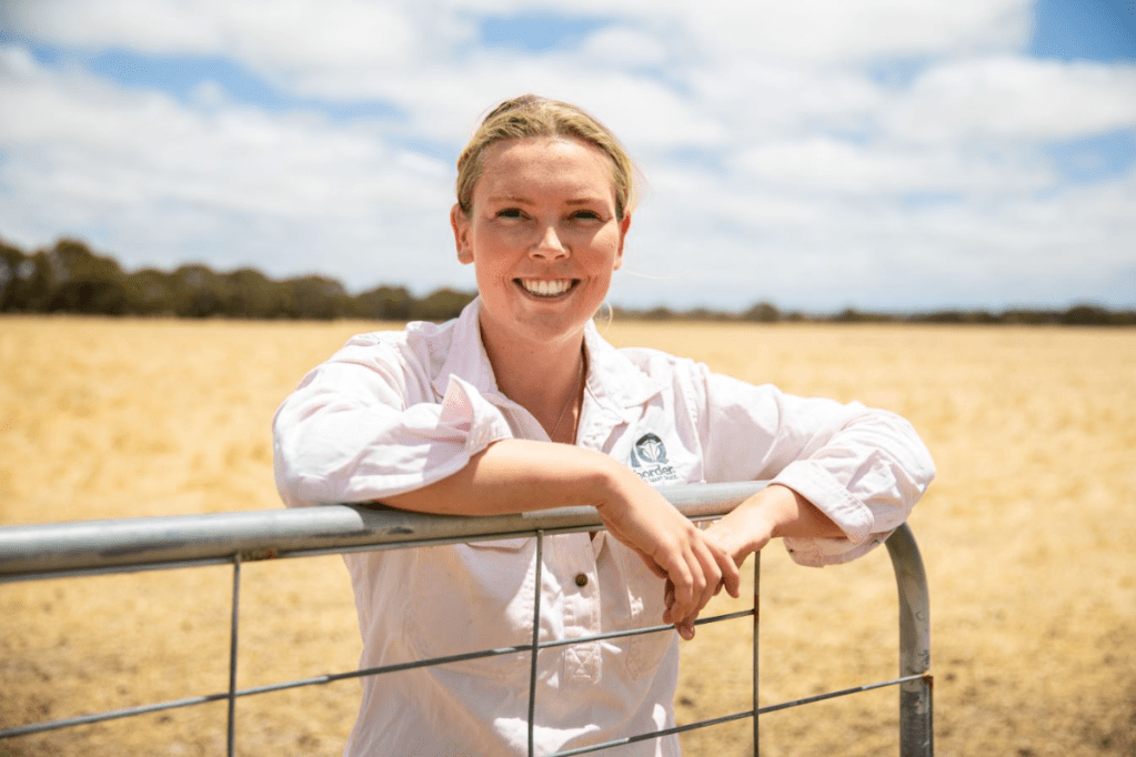 Farm manager Ellen Arney said the Stepping into Leadership program was beneficial. Photo: supplied