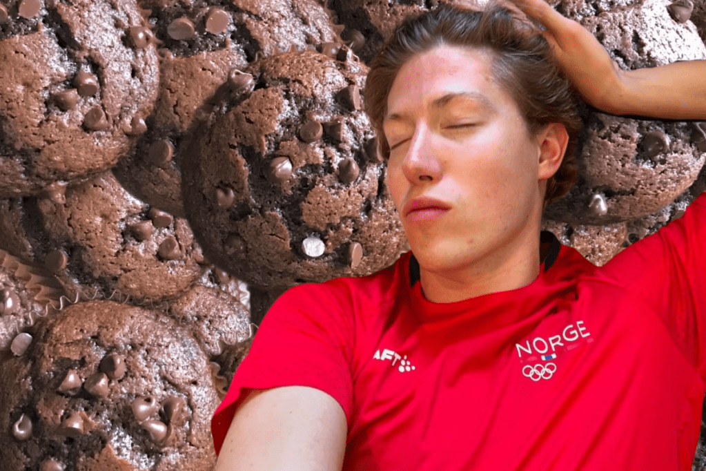 Thumbnail for Olympic swimmer turns into Muffin Man
