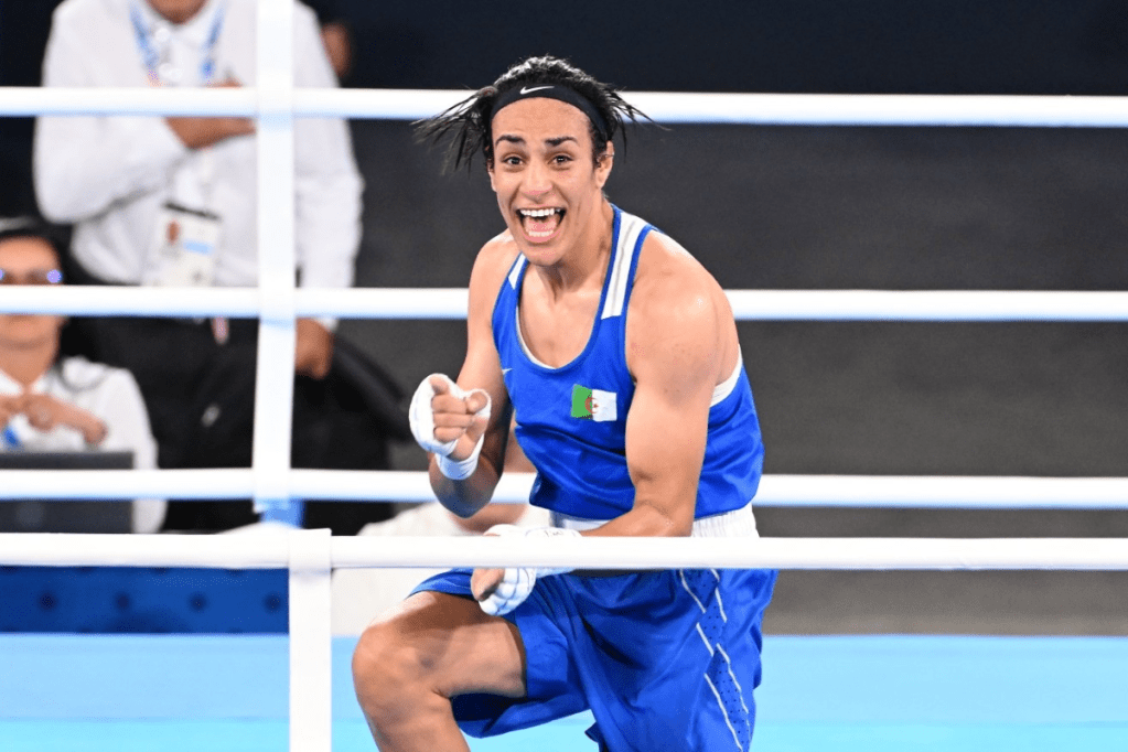 Thumbnail for Khelif reaches boxing gold-medal bout