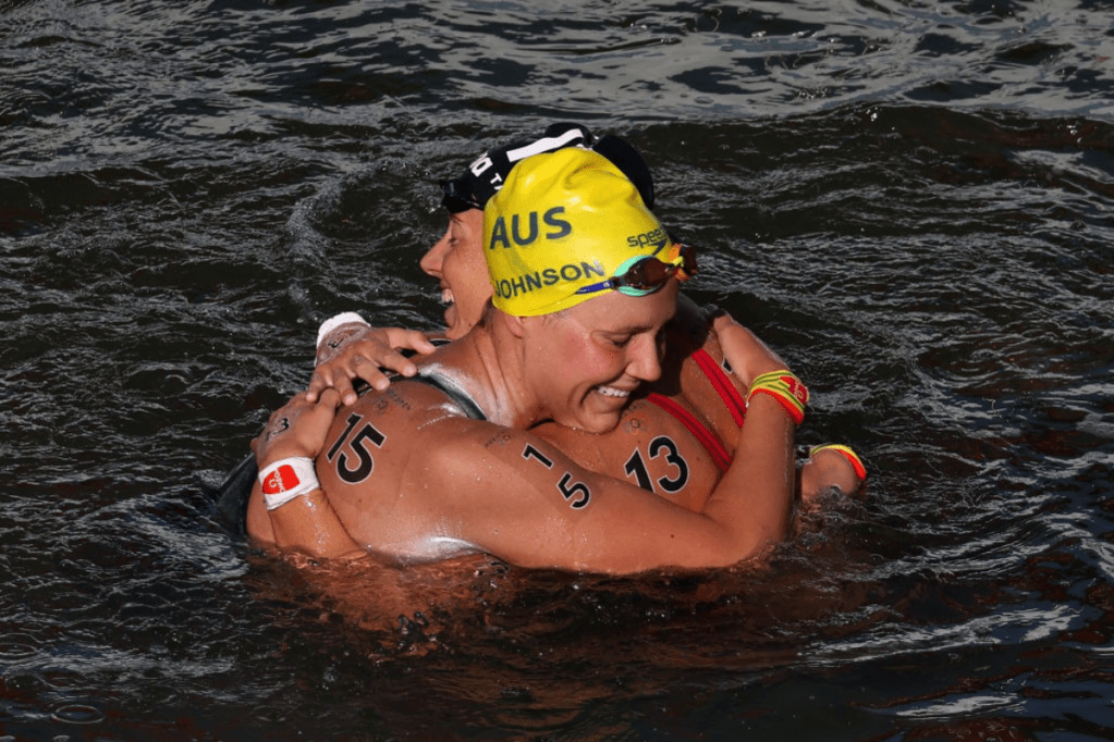 Thumbnail for Marathon swimmer makes history in the Seine