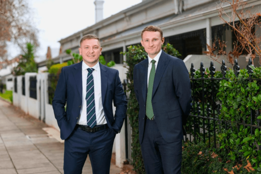Thomas Crawford and Vincent Doran. Photo: supplied