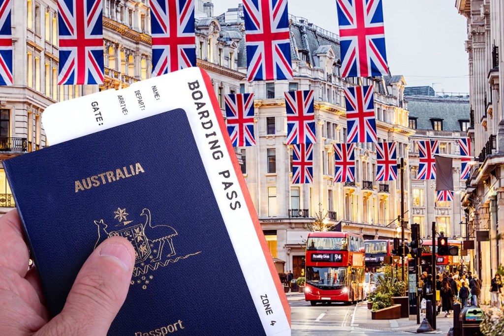 Thumbnail for Australians to pay to enter Britain from 2025