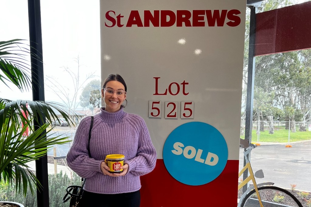 Care Worker purchaser Bethany, a local nurse and now valued member of the St Andrews community