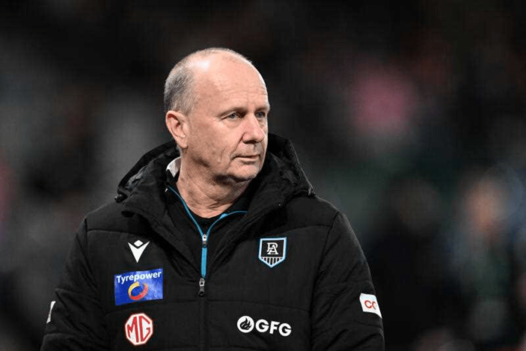 Port Adelaide coach Ken Hinkley says a new year starts with the qualifying final against Geelong. Photo: Joel Carrett / AAP