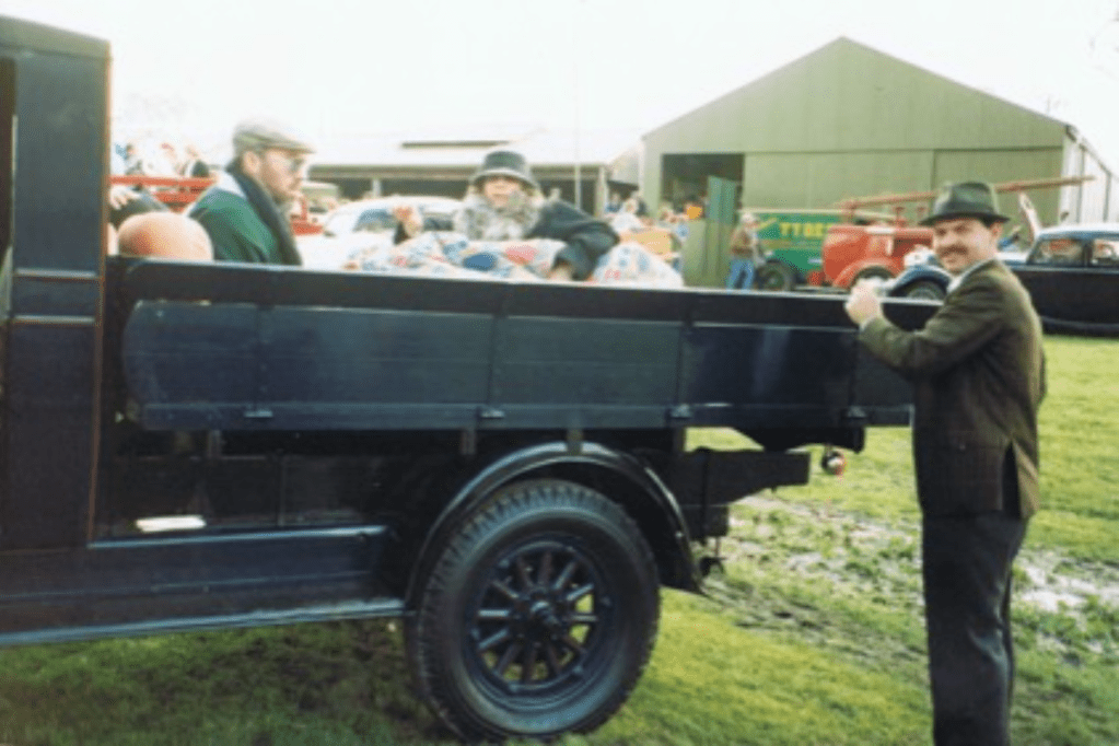 Brodie Bishops family in the back of Chevrolet Truck 1992. Image: Supplied