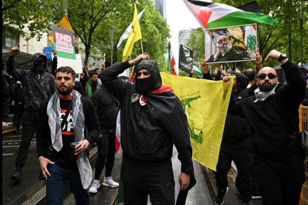 Thumbnail for View from The Hill: Should we accept displaying the Hezbollah flag as (shocking) free expression?