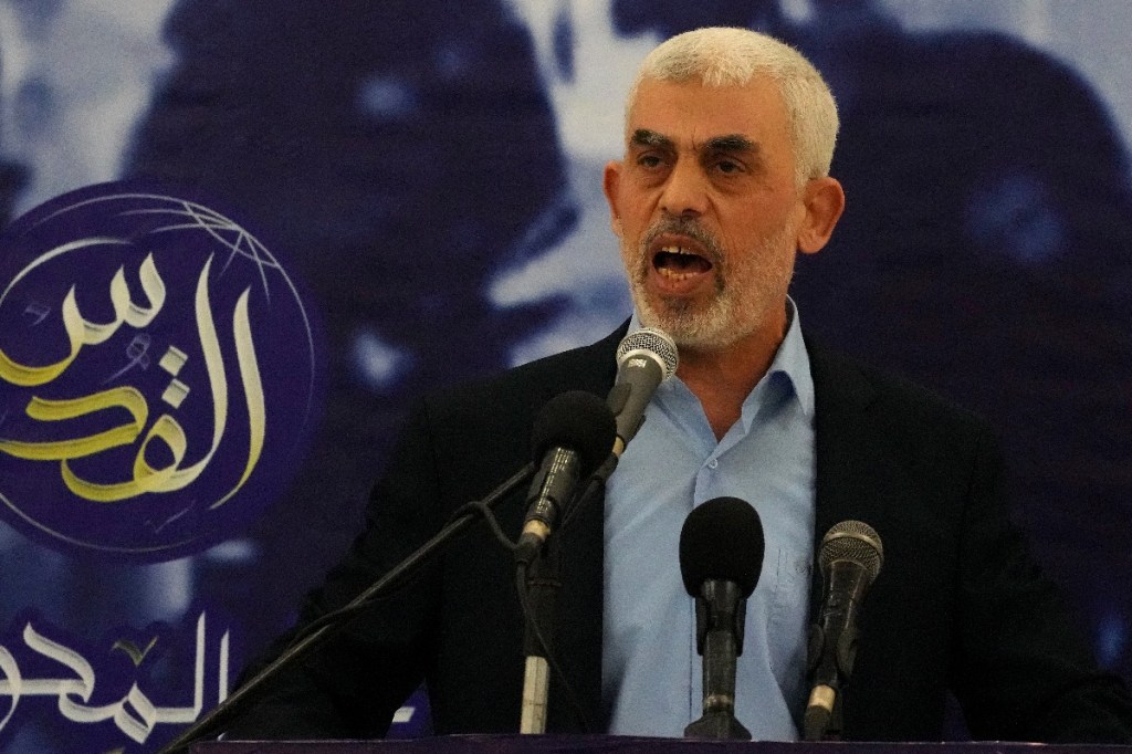 Yahya Sinwar, head of terrorist organisation Hamas in Gaza and mastermind of the October 7 attack has been killed by Israeli forces. Photo: AP Photo/Adel Hana
