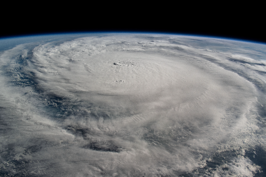 Hurricane Milton in the Gulf of Mexico as seen from the International Space Station. Photo: Sipa USA