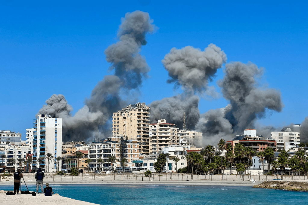 Thumbnail for Israel bombs historic city in Lebanon