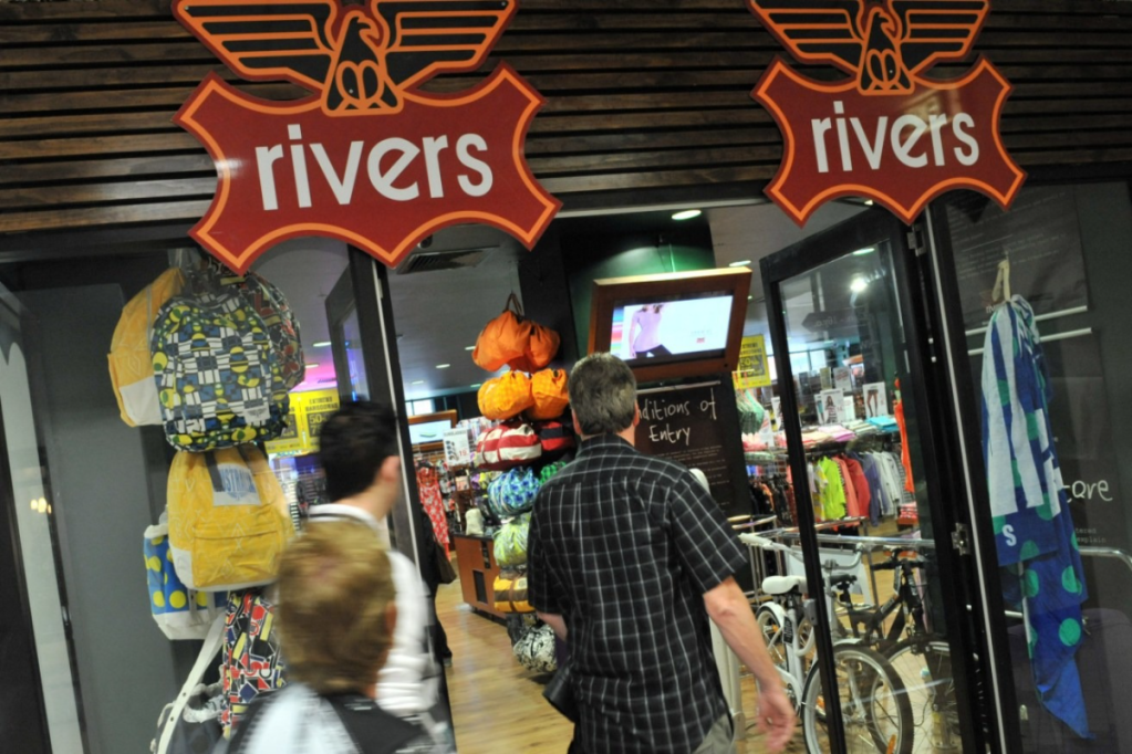 The parent company of Rivers and other brands is in administration. Photo: AAP